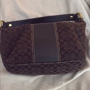 Brown Coach Designer Shoulder Bag